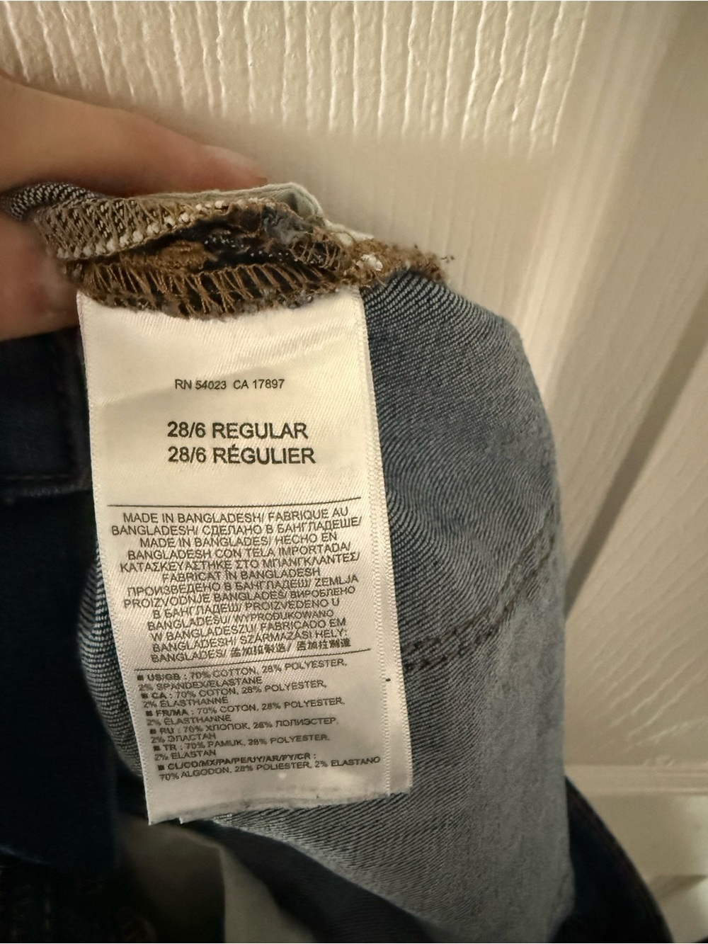 Banana Republic Dark Blue Slim Bootcut Jeans 28/6R Casual Chic Dark Wash Preppy - Picture 8 of 9
